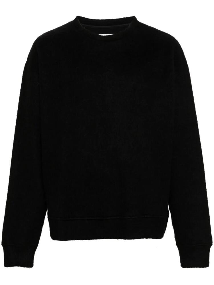 Jil Sander crew-neck brushed jumper - Black Cover