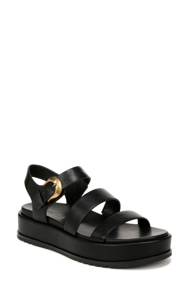 27 EDIT Naturalizer Zizi Platform Sandal in Black Faux Leather Cover