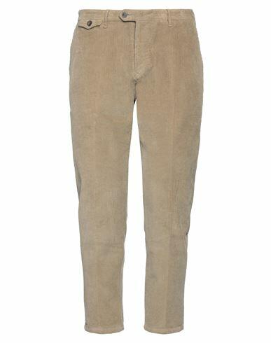 0/zero Construction Man Pants Beige Cotton, Elastane Cover