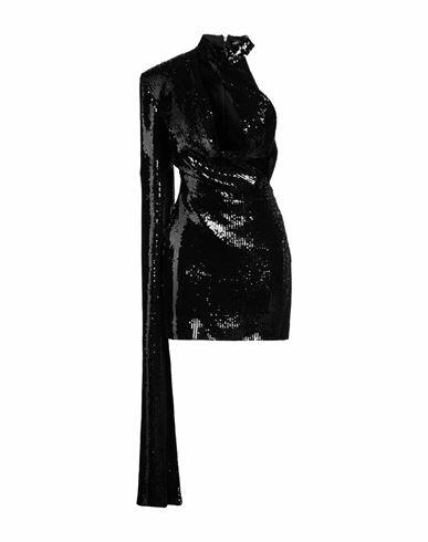 David Koma Woman Mini dress Black Polyamide, Elastane Cover