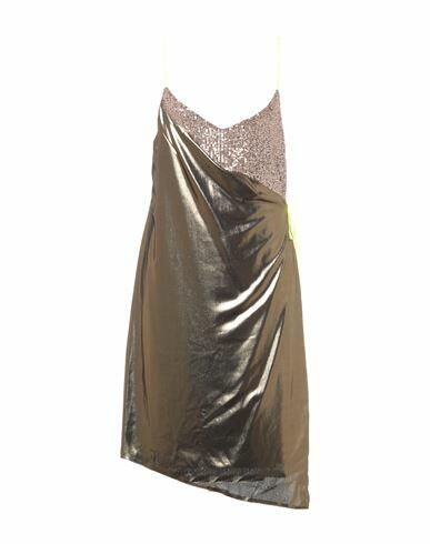 Be Blumarine Woman Midi dress Bronze Polyester, Elastane Cover