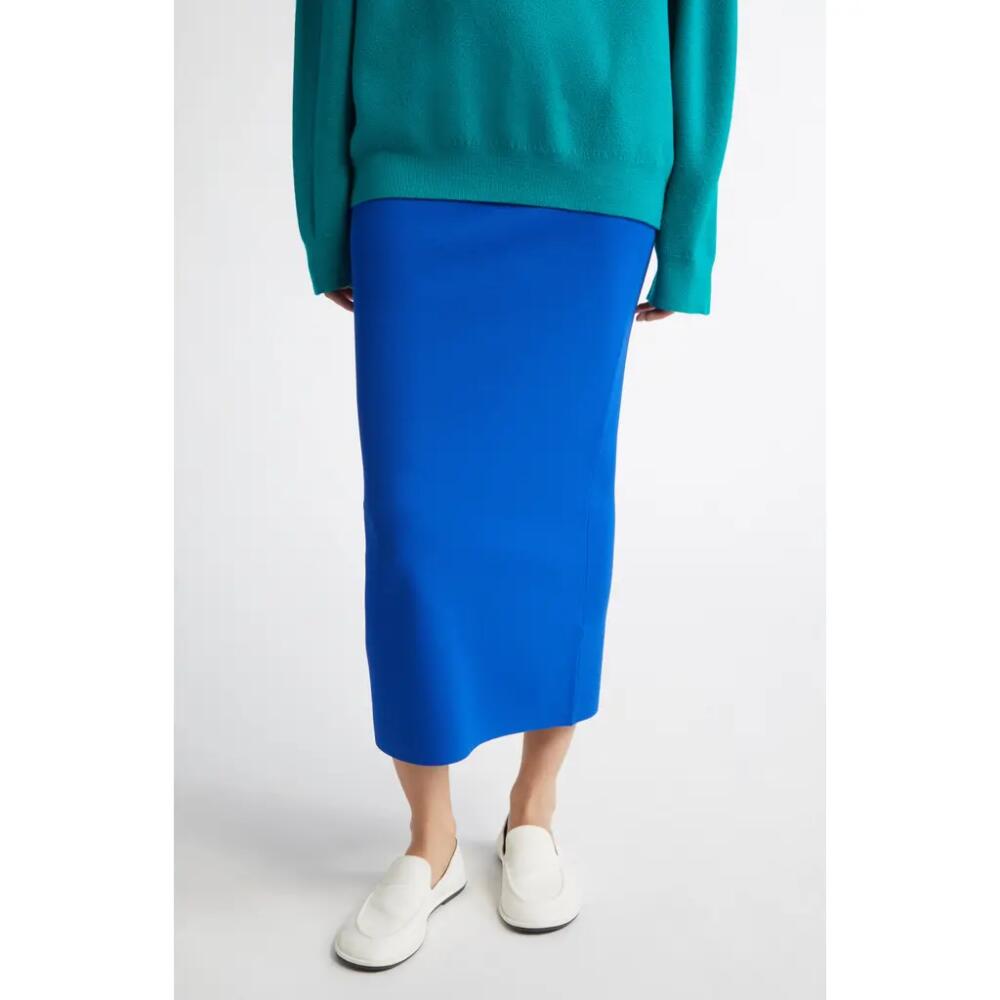 ZANKOV Alina Maxi Sweater Pencil Skirt in Cobalt Cover