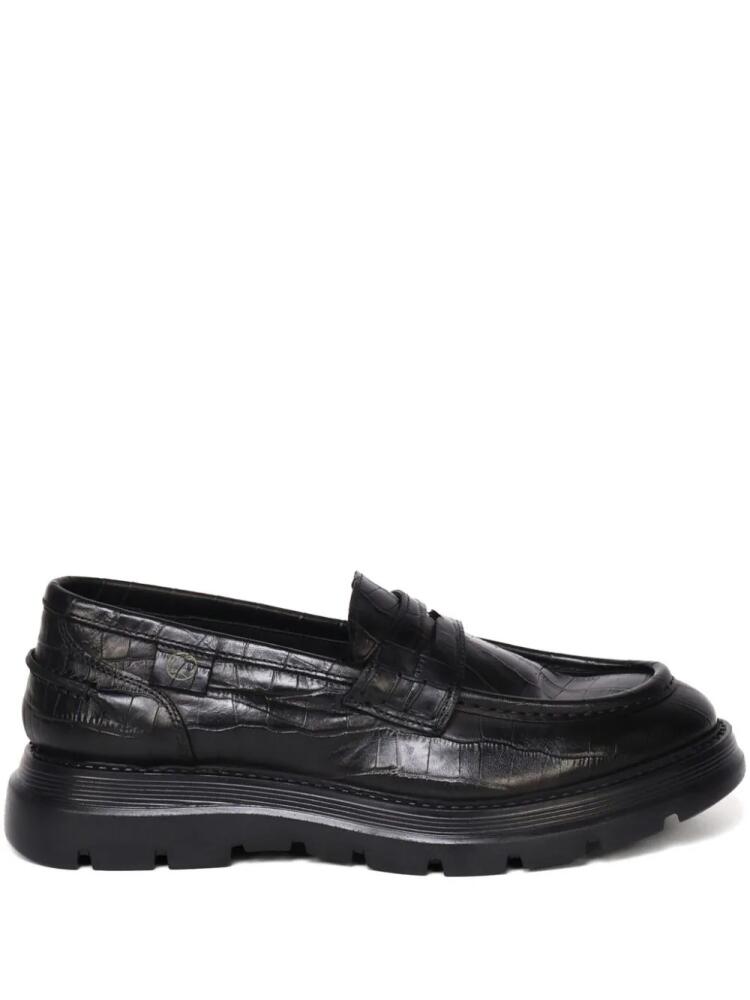 Giuliano Galiano Kobra loafers - Black Cover