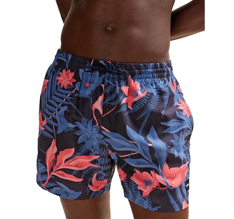 Boss Piranha Floral Regular Fit 5.3 Swim Trunks Cover