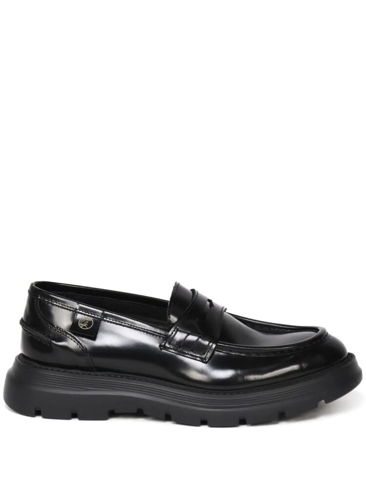 Giuliano Galiano Kobra loafers - Black Cover