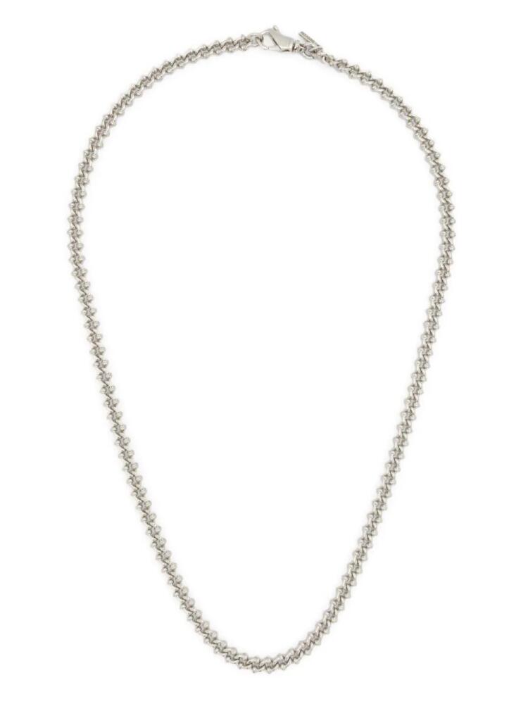 Emanuele Bicocchi knot chain necklace - Silver Cover