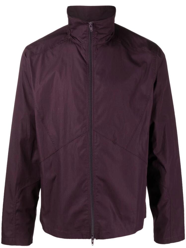 GR10K zipped-up stand-up neck jacket - Purple Cover