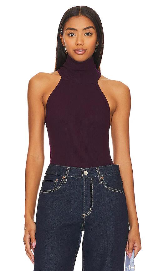 Michael Lauren Romulus Tank in Burgundy Cover