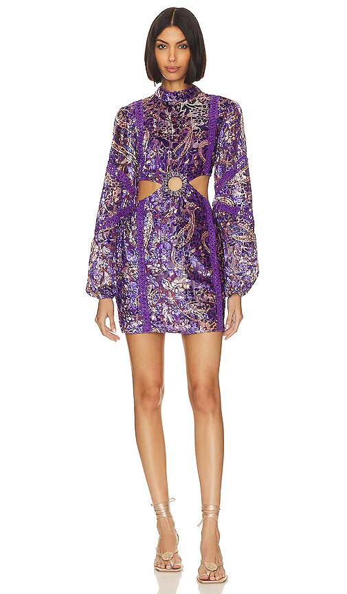 HEMANT AND NANDITA x REVOLVE Short Dress in Purple Cover