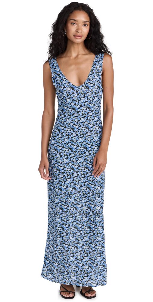 Lioness Fame Maxi Dress Blue Floral Cover