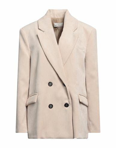 Meimeij Woman Blazer Beige Polyester, Polyamide, Elastane Cover