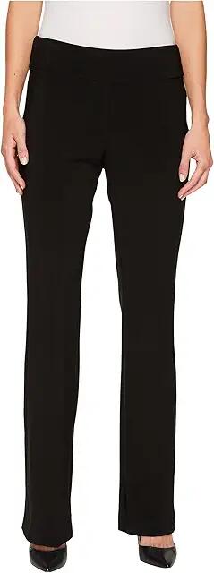 Krazy Larry Microfiber Long Slight Flare Pants (Black) Women's Casual Pants Cover