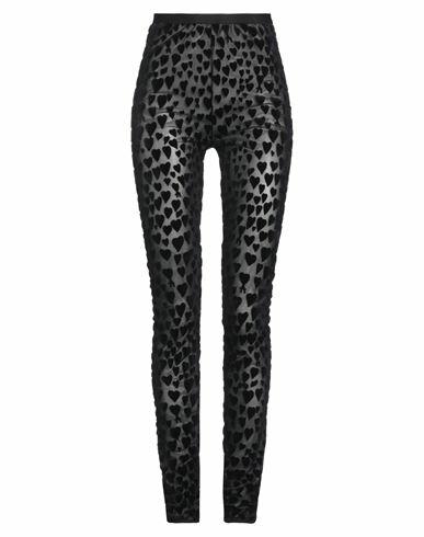 Ami Alexandre Mattiussi Woman Leggings Black Cotton, Polyester Cover