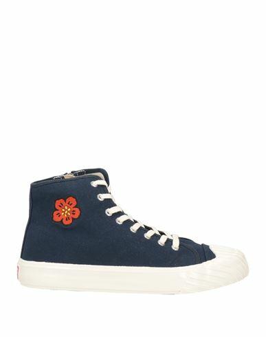 Kenzo Man Sneakers Navy blue Textile fibers Cover