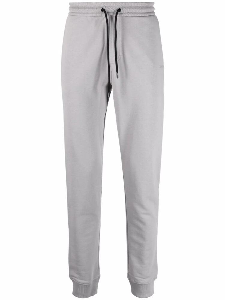 Calvin Klein logo tape track pants - Grey Cover