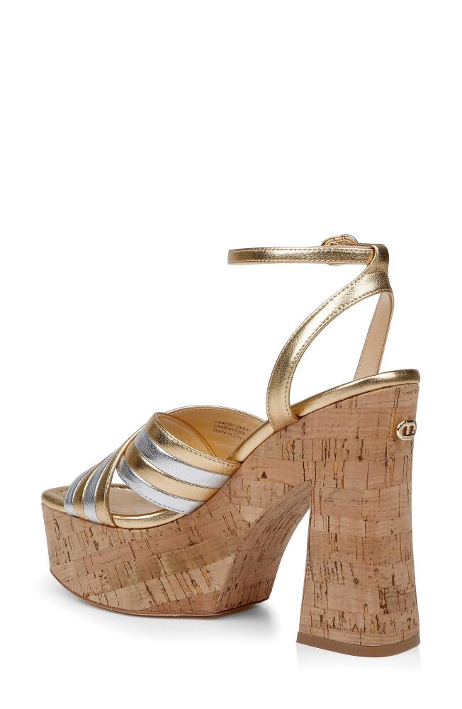 Dee Ocleppo Havana Platform Sandal in Gold Combo Cover