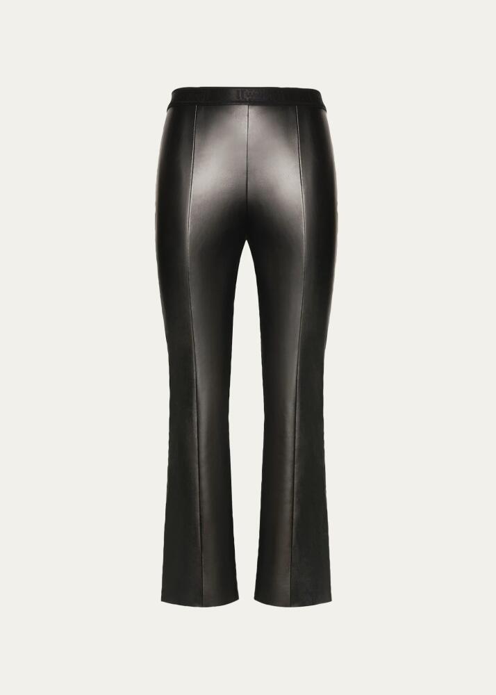 Wolford Jenna Cropped Vegan Leather Trousers Cover