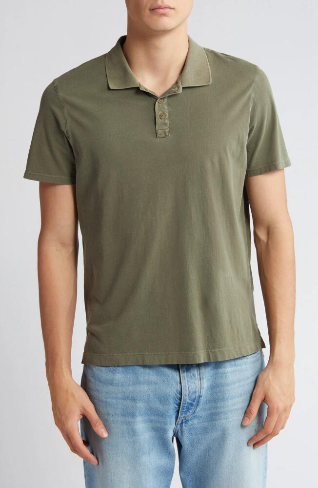 ATM Anthony Thomas Melillo Jersey Cotton Polo Shirt in Army Cover