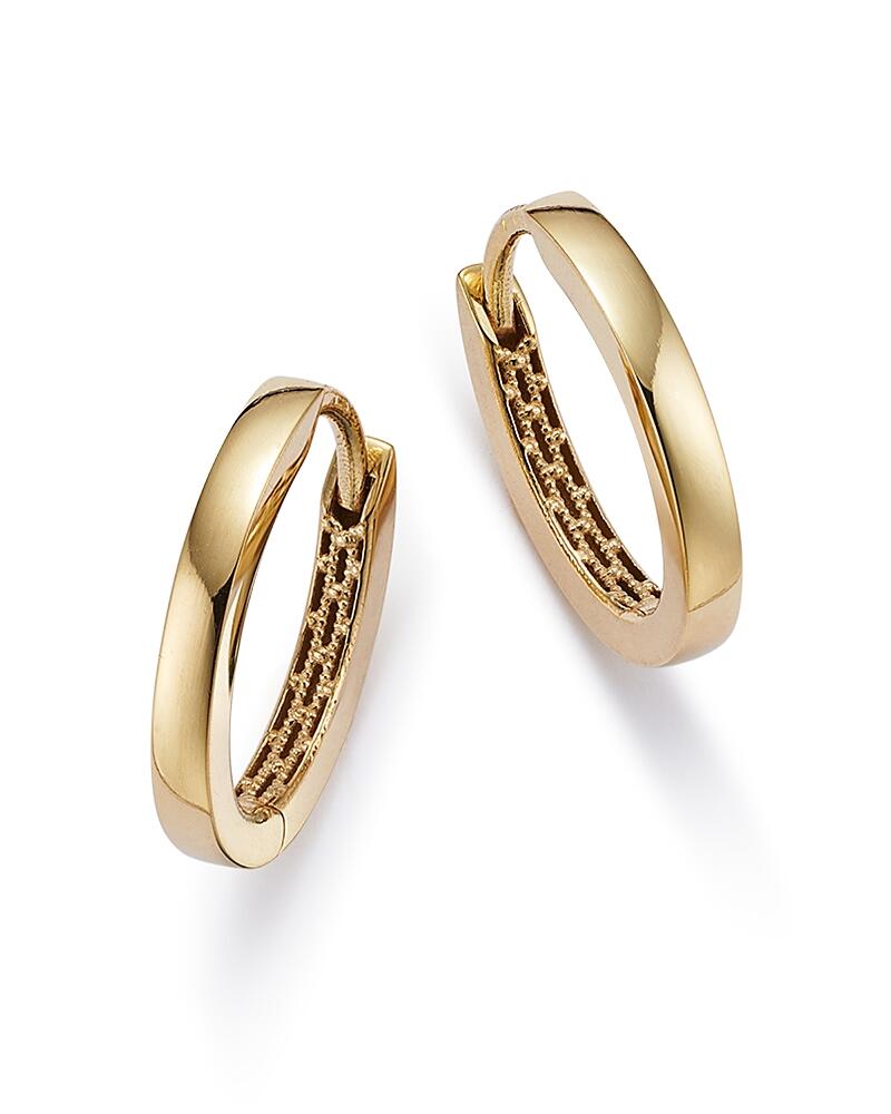 Bloomingdale's Fine Collection Huggie Hoop Earrings in 14K Yellow Gold- Exclusive Cover