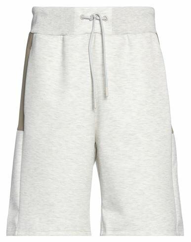 Fila Man Shorts & Bermuda Shorts Light grey Polyester, Elastane Cover