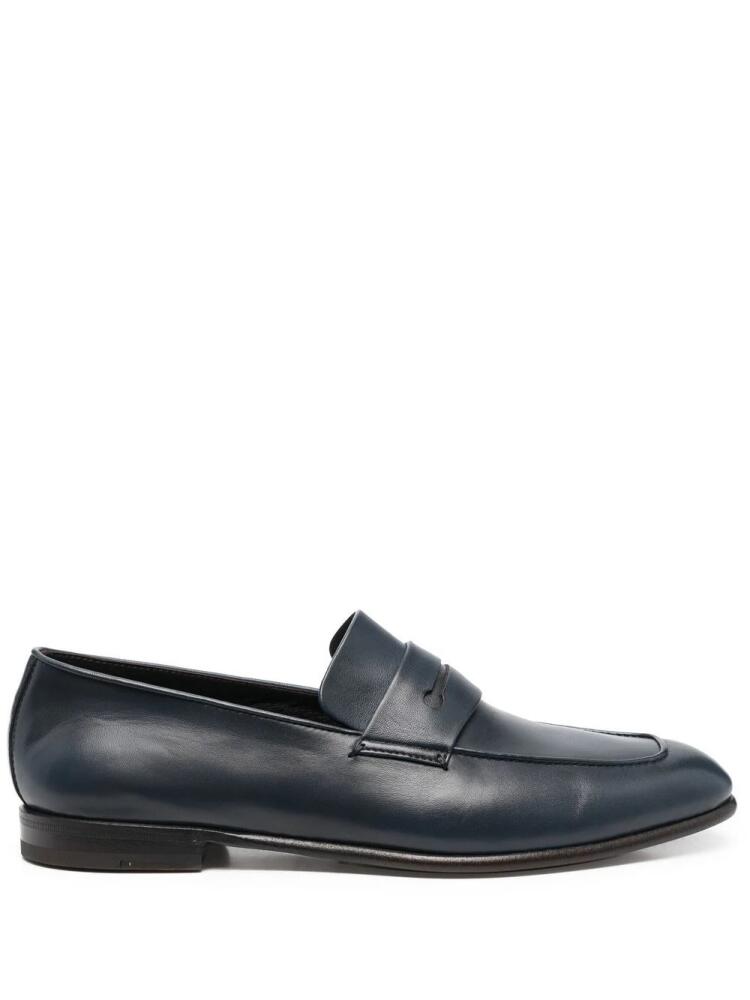 Zegna slip-on penny loafers - Blue Cover