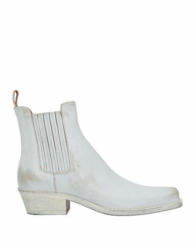 Buttero Woman Ankle boots Off white Leather Cover