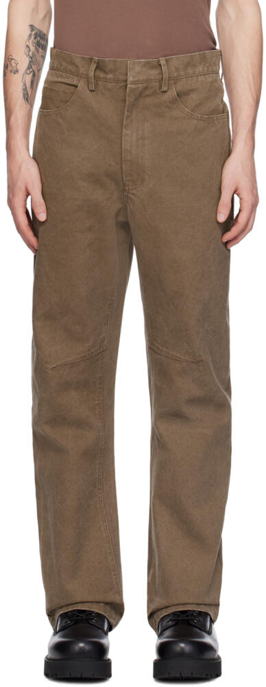 Entire Studios Brown Task Trousers Cover