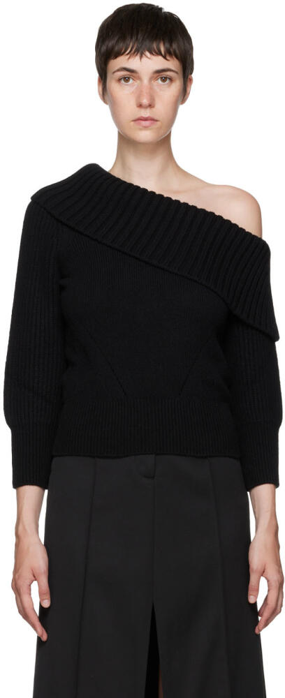 Alexander McQueen Black Wool Sweater Cover