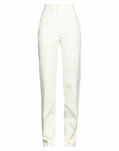 Rochas Woman Pants Cream Cotton, Elastane Cover