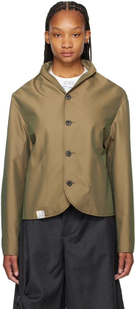 ADER error Khaki Koven Blazer Cover