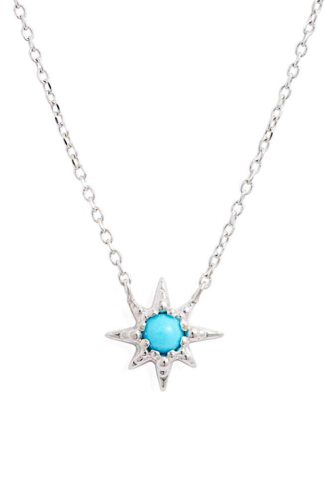 Anzie Turquoise Starburst Pendant Necklace Cover