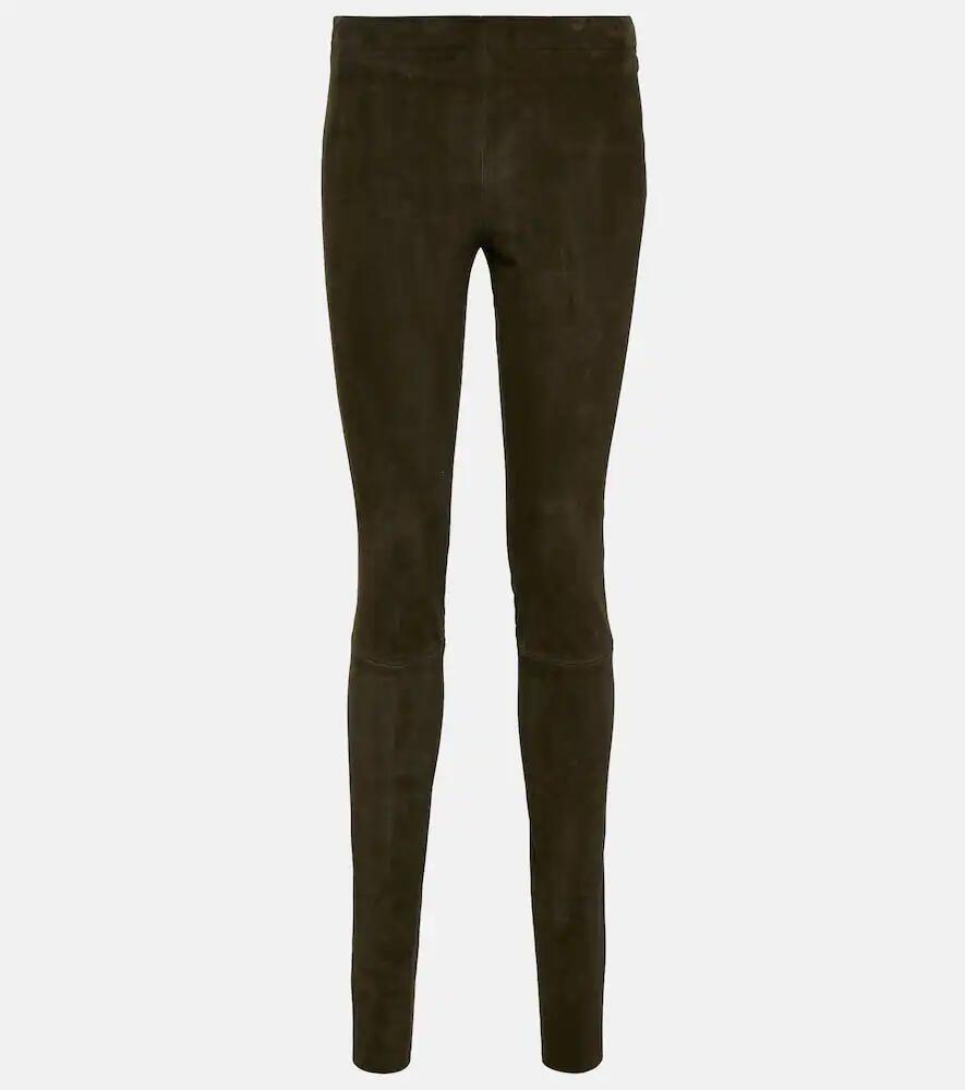 Stouls Carolyn high-rise suede leggings Cover