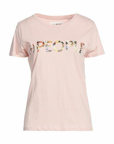 (+) People Woman T-shirt Light pink Organic cotton Cover