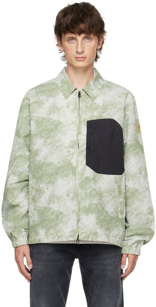 PS by Paul Smith Green Printed Jacket Cover