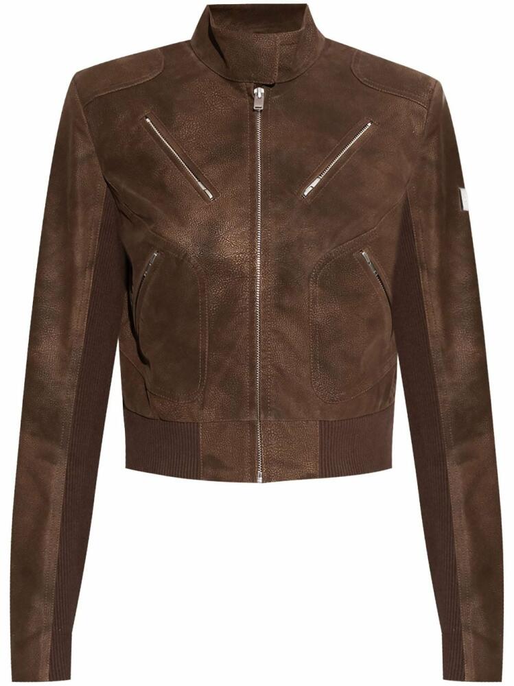 MISBHV faux-leather jacket - Brown Cover