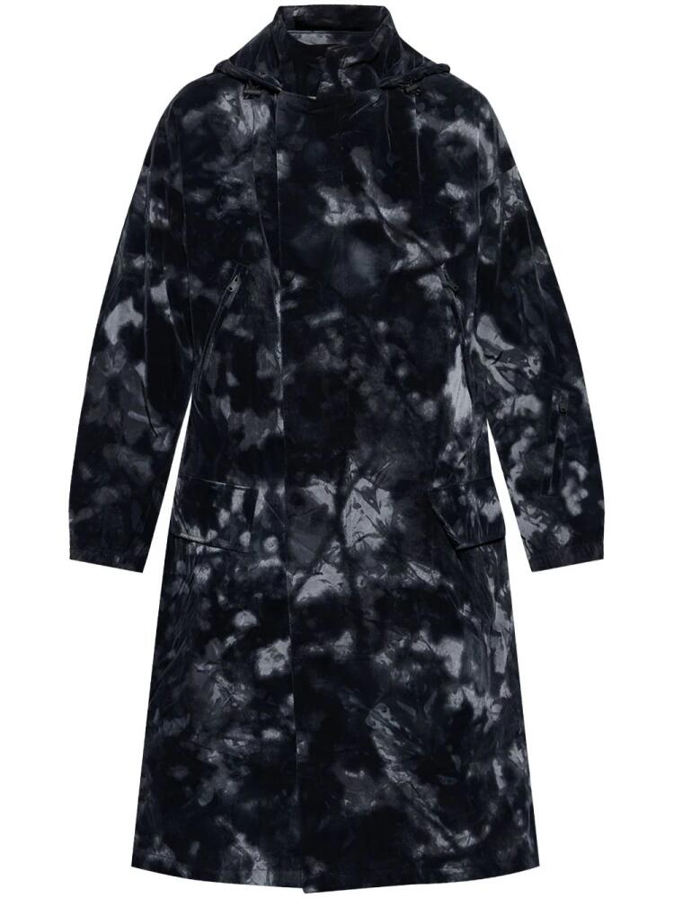 Y-3 printed parka coat - Black Cover