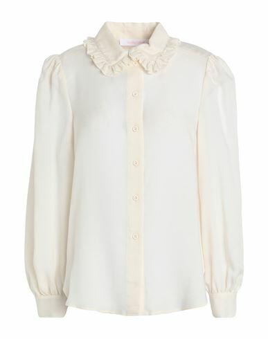 See By Chloé Woman Shirt Ivory Viscose Cover