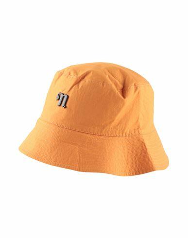 Nanushka Woman Hat Orange Cotton Cover