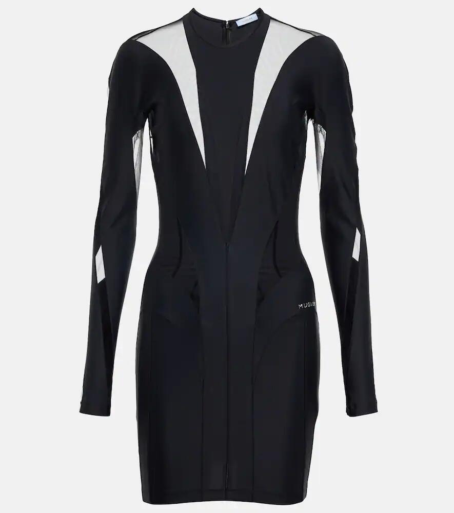 Mugler Paneled minidress Cover