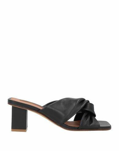 Roberto Festa Woman Sandals Black Leather Cover