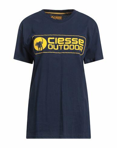 Ciesse Piumini Woman T-shirt Midnight blue Cotton Cover