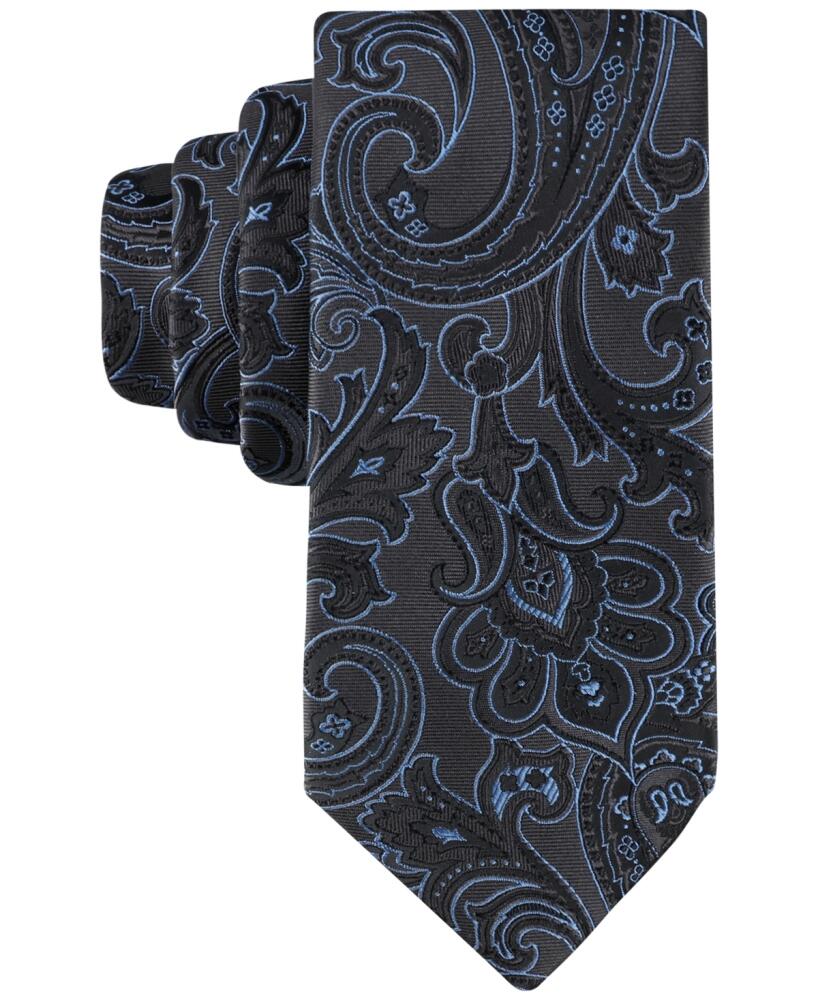 Tommy Hilfiger Men's Ferris Classic Paisley Tie - Black/blue Cover