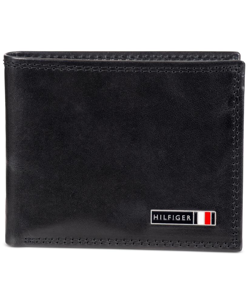 Tommy Hilfiger Men's Wallet Edisto Rfid Slimfold Wallet - Black Cover