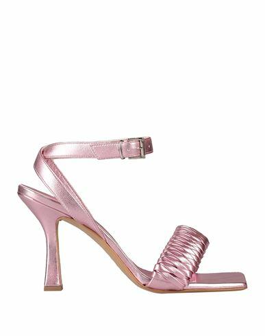 Marc Ellis Woman Sandals Pink Soft Leather Cover