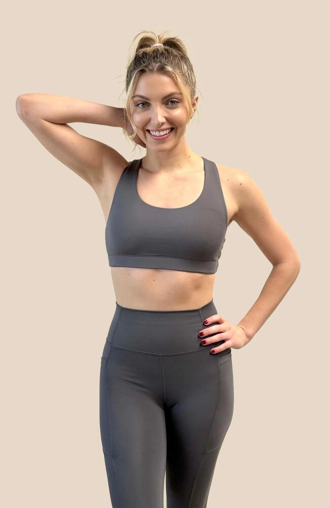 Losano Infinity High Impact Bra in Charcoal Cover