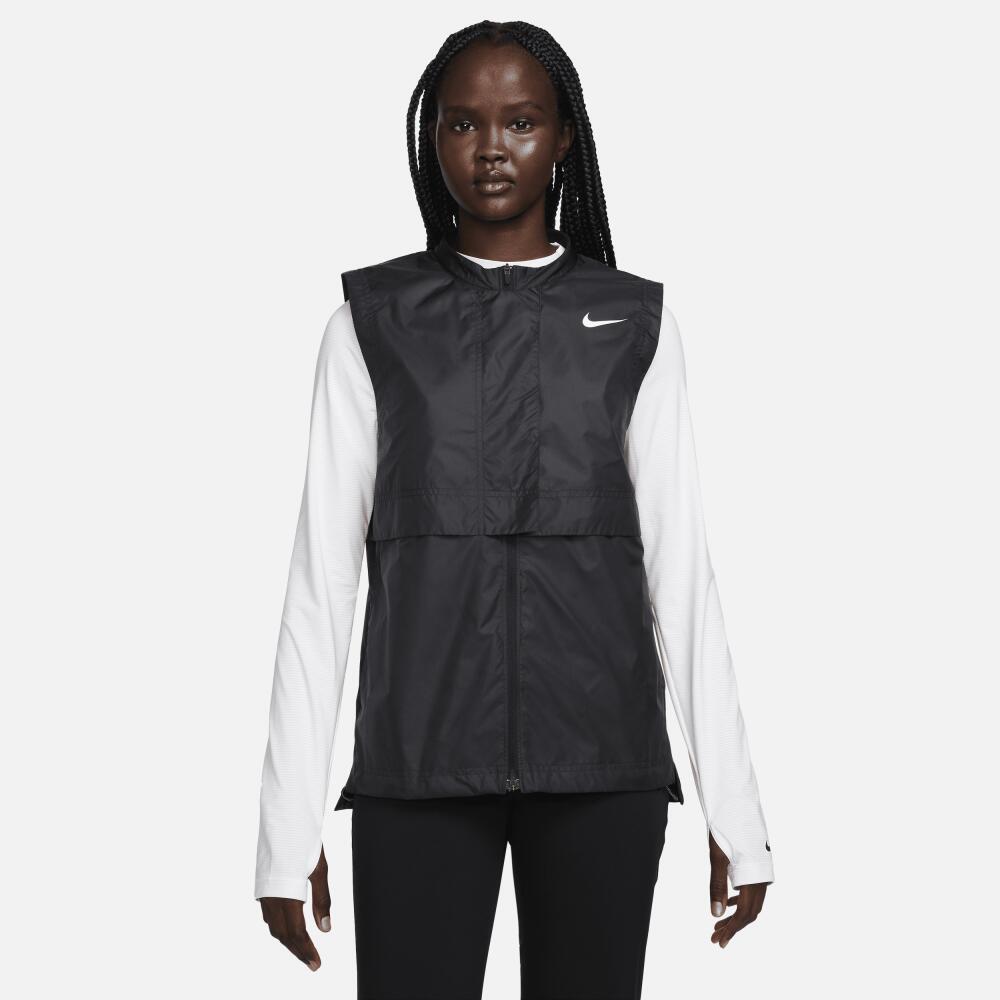 Nike Women's Tour Repel Golf Vest in Black Cover