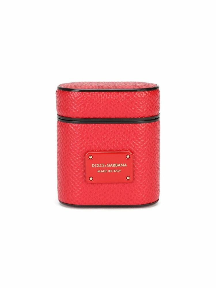 Dolce & Gabbana leather AirPods case - Red Cover