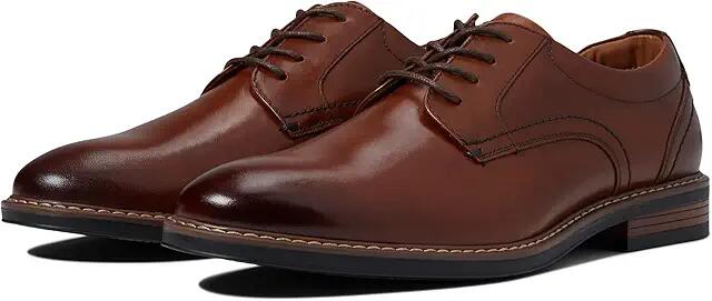 Nunn Bush Centro Flex Plain Toe Oxford (Cognac) Men's Shoes Cover