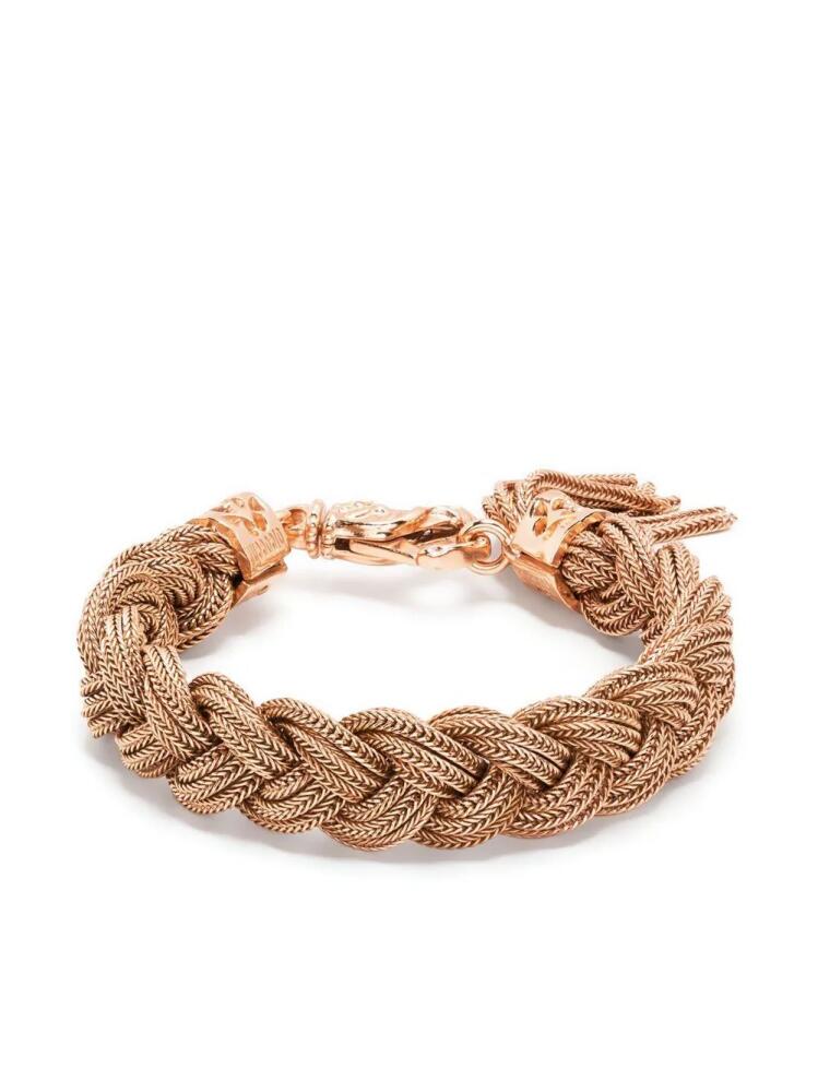 Emanuele Bicocchi braided-chain design bracelet - Pink Cover