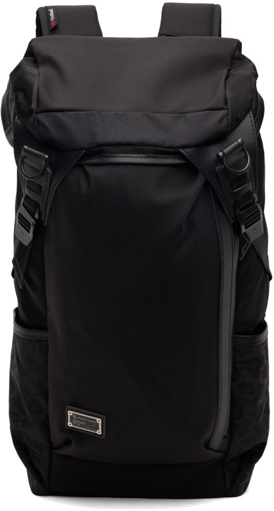 master-piece Black Crazy Backpack Cover